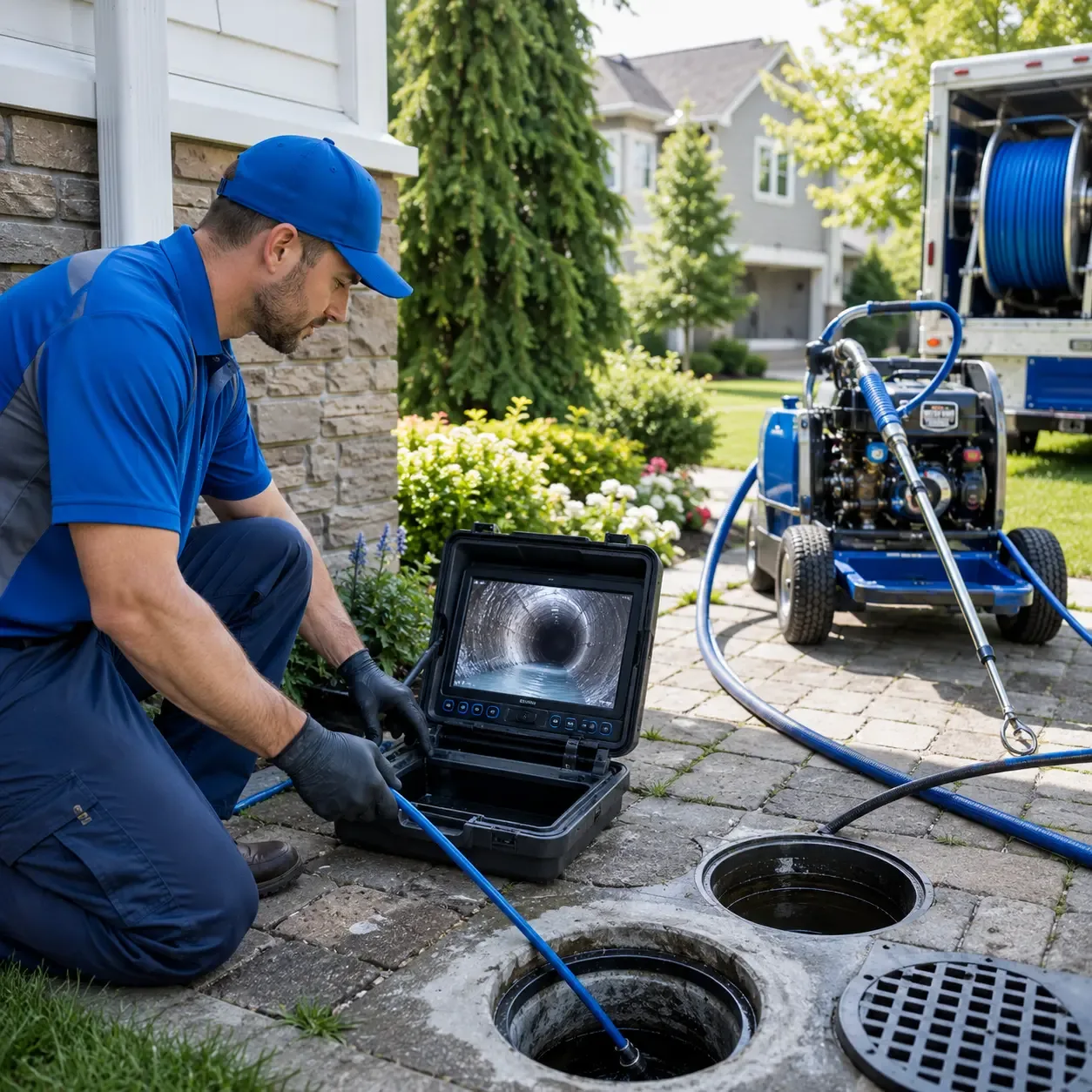 Outdoor drain cleaning professionals serving Columbia, PA